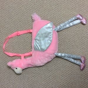 Pink llama overnight bag